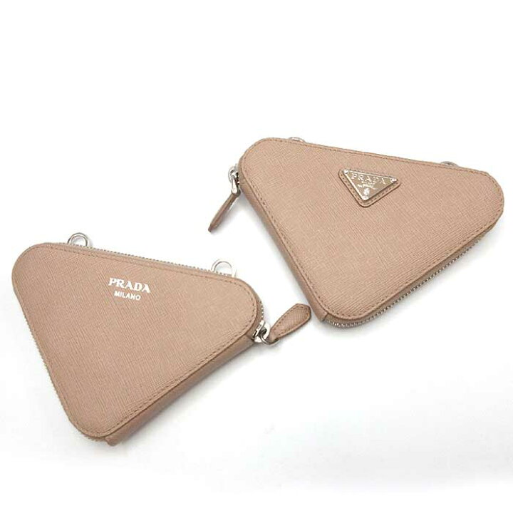 楽天市場】プラダ バッグ ショルダー PRADA トライアングル ロゴ ミニ 