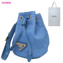 楽天市場】プラダ 巾着（カラーブルー）（レディースバッグ｜バッグ 