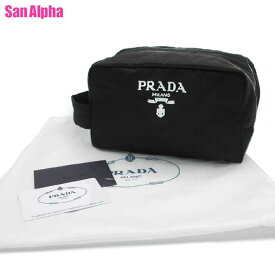 【1000円OFF 5/27 01:59迄】プラダ ポーチ PRADA キルティング ナイロン ハンドル付き 2NA050(2D0P) TESSUTO / NERO アウトレット メンズ 送料無料