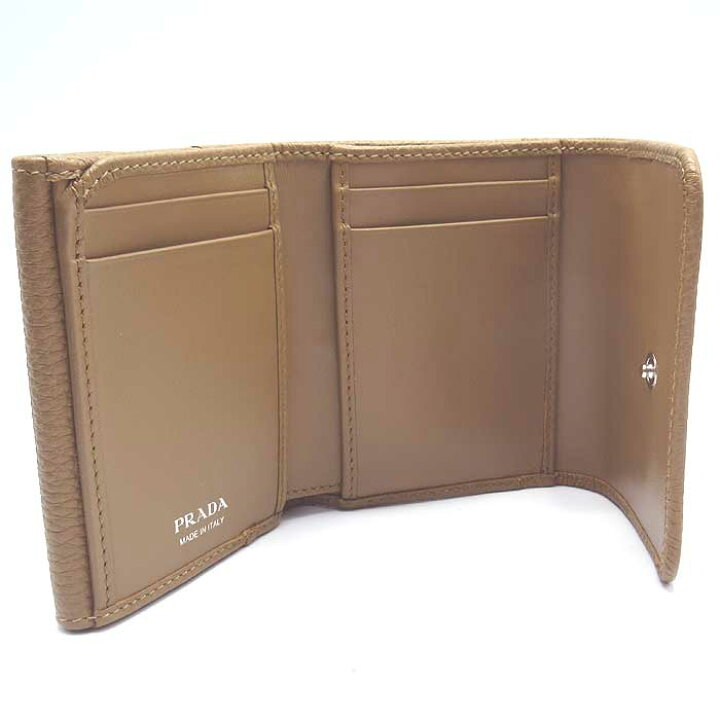 楽天市場】プラダ 財布 三つ折り財布 (小銭入れあり) PRADA PORTAF  