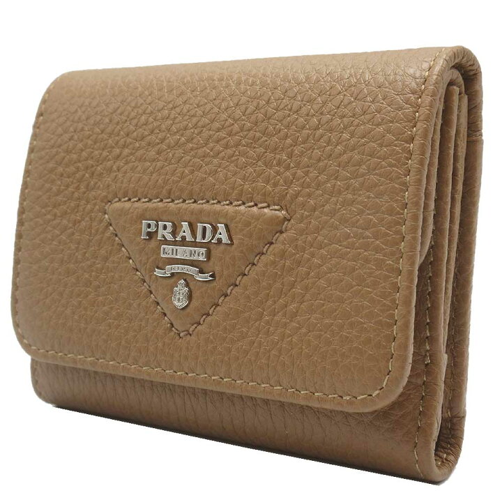 楽天市場】プラダ 財布 三つ折り財布 (小銭入れあり) PRADA PORTAF  