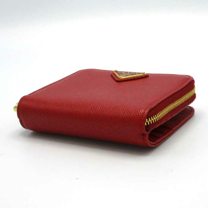 楽天市場】【1000円OFF ブラックフライデー】プラダ 財布 二つ折り財布 