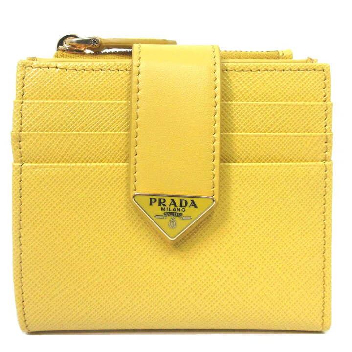 楽天市場】プラダ 財布 二つ折り財布 PRADA サフィアーノ タブ  
