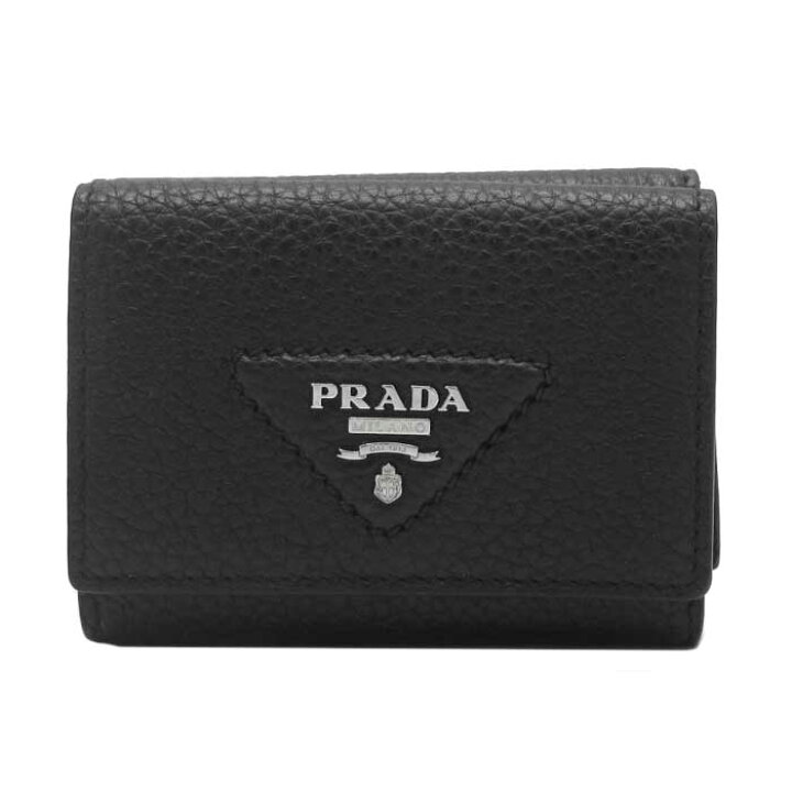 楽天市場】プラダ 財布 三つ折り財布(小銭入れあり) PRADA レザー 