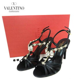 【中古（Aランク)】ヴァレンティノ ガラヴァーニ パンプス シューズ 靴 VALENTINO GARAVANI ピンヒール 35.5（ 約22.5cm程度 ） N29XCS629A(ブラック) レディース 送料無料