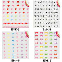 楽天市場 New ネイルシール エリコネイル ママ キッズ ネイルシール 全10種 メール便ok Emk 1 10 コスメ つけまつげ ネイル のプリマ