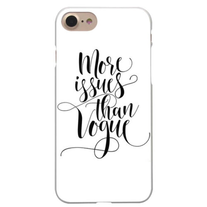 楽天市場 メール便送料無料 人気商品 Iphoneケースvogueヴォーグ雑誌おしゃれ外国人女性白ホワイトシンプル韓国女の子女子英字ロゴ英語ハードケーススマホカバー Iphone8 7 Iphone8plus 7plus Iphonex La Robe Noire