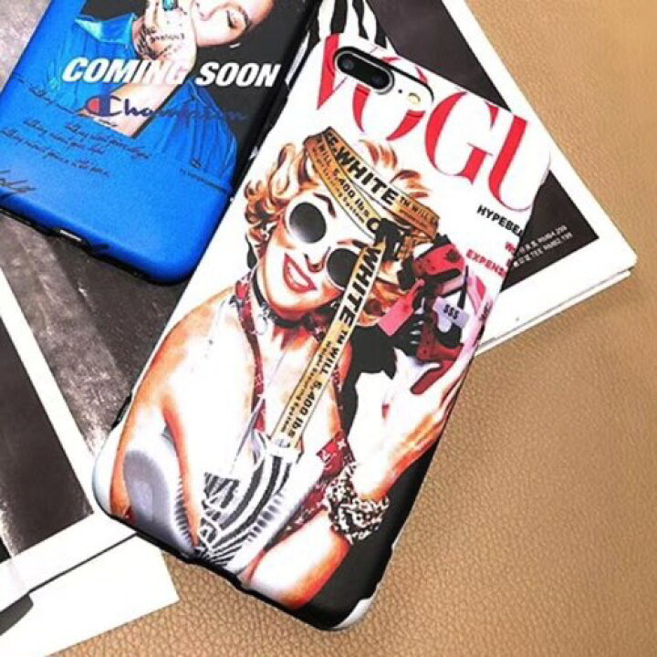 楽天市場 メール便 送料無料 Iphoneケース マリリンモンロー Vogue 外国人 女性 女の子 絵 イラスト サングラス ファッション 雑誌 かわいい 韓国 可愛い おしゃれ セクシー マガジン 個性的 流行り ソフト シリコン Iphone8plus Iphone7 Plus Iphonexs X La