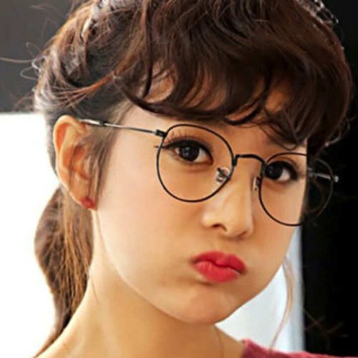 楽天市場 レディース めがね メガネ 眼鏡 伊達メガネ 伊達めがね シンプル 伊達 おじさん 黒縁めがね 黒縁メガネ 黒縁眼鏡 ボストン ラウンド 型 かわいい メタル フレーム 華奢 おしゃれ プチプラ 丸 丸型 細め 細い 細 ブラック 黒 シルバー レディースめがね La