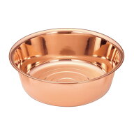 純銅製 洗い桶29cm(701305)4.5L キッチン シンク 洗濯 つけ置き 衛生 洗浄 たらい カッパー タケコシ【日…