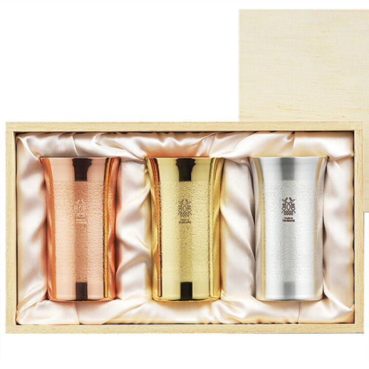 楽天市場】輝 (かがやき) 純銅 銘酒器 金・銀・銅 3pc セット 150ml 