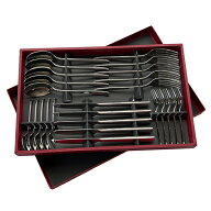 Voyage 18-8ステンレス カトラリー25pcセット 専用箱付 (TB-SET01) 箱入り 卓上 洋食器 レストラン カフ…