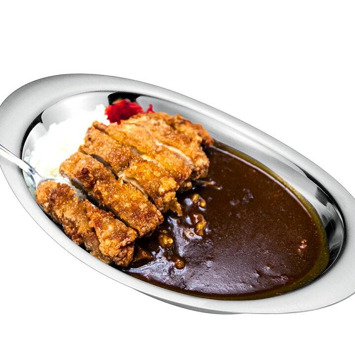 楽天市場】18－8ステンレス カレー皿 小 (0049001) オーバル 楕円 27cm 