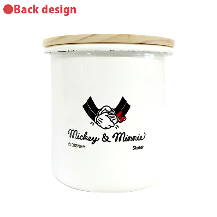 楽天市場】ミッキー&ミニー SH ホーローキャニスター (MMJ-14) 750ml 