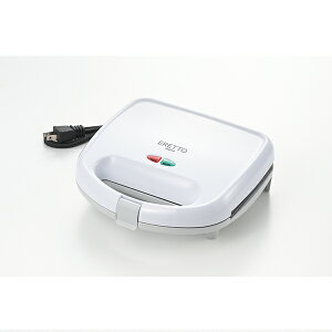 ERETTO“mono” ホットサンドトースター・ダブル(ET-111)ホットサンドメーカー 2枚焼き 朝食 おやつ パン サンドイッチ 軽食 夜食 簡単 フッ素加工 ギフト モノトーン モノトーンインテリア シ