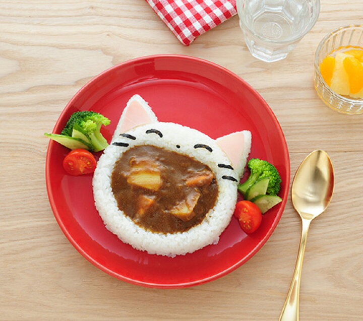 楽天市場 ｍｙフォルム あ ん ぱくっ 動物 アニマル おにぎり型 ワンプレート お子様ランチ 食育 かわいい 猫 アレンジ キャラ弁 ねこ パンダ カエル くま お子様ランチ ギフトショップのパレット