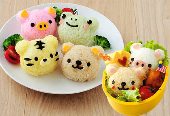 楽天市場 くまさんとなかまたち おにぎりセット ライス型 ごはん型 成型器 キャラ弁当 かわいい パーティー お手伝い 食育 とら かえる ぶた クリスマス プレゼント ギフトショップのパレット 楽天市場 くまさんとなかまたち おにぎりセット ライス型 ごはん型 成型器 キャラ弁当 かわいい パーティー お手伝い 食育 とら かえる ぶた クリスマス プレゼント ギフトショップのパレット