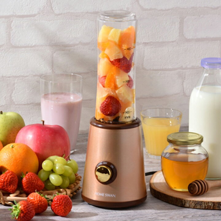 楽天市場 Home Swan トライタンボトルブレンダー600ml Sbr 60 ミキサー ジューサー スムージー インスタ映え おしゃれ ゴールド スポーツドリンク ヘルシー 調理家電 ギフト 夏 ひんやり ハロウィン ギフトショップのパレット
