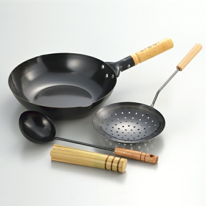 楽天市場】【7月中旬頃入荷予定】陳建一 IH対応 北京鍋28cm＆中華お玉 