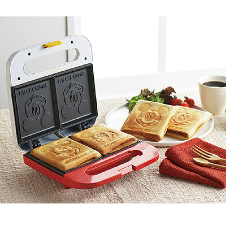 楽天市場 ミッキーマウス ホットサンドメーカー ダブル Mm 210 ディズニー キャラクター 家電 グッズ トースター 食パン おやつ 軽食 ランチ かわいい 手軽 焼き型 ギフト ギフトショップのパレット