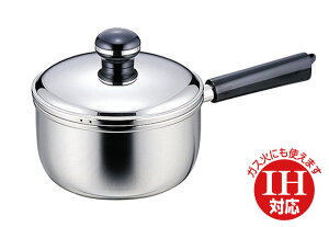 オブジェ ソースパン 18cm(OJ-4)IH対応 電磁調理器対応 片手鍋 18-8ステンレス miyaco 宮崎製作所【日本製】ギフト