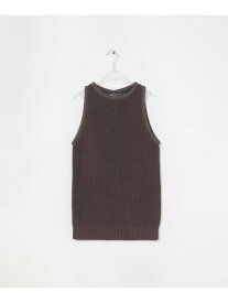 【SALE／70%OFF】knit tank LAATO ラート トップス ニット ブラック ホワイト【RBA_E】【送料無料】[Rakuten Fashion]