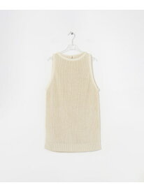 【SALE／50%OFF】knit tank LAATO ラート トップス ニット ブラック ホワイト【RBA_E】【送料無料】[Rakuten Fashion]