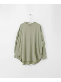 【SALE／70%OFF】ATELIER LONG T-SHIRTS LAATO ラート トップス カットソー・Tシャツ グリーン【RBA_E】[Rakuten Fashion]