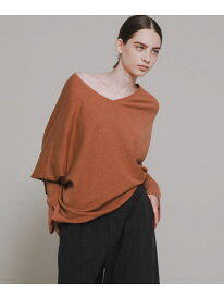 【SALE／50%OFF】square knit pullover LAATO ラート トップス ニット ブラウン【RBA_E】【送料無料】[Rakuten Fashion]