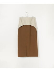 【SALE／70%OFF】CORSET TIGHT SKIRT LAATO ラート スカート その他のスカート ブラウン ネイビー【RBA_E】【送料無料】[Rakuten Fashion]