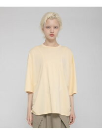 【SALE／30%OFF】shirring over tee LAATO ラート トップス カットソー・Tシャツ ネイビー ブラウン イエロー【RBA_E】【送料無料】[Rakuten Fashion]