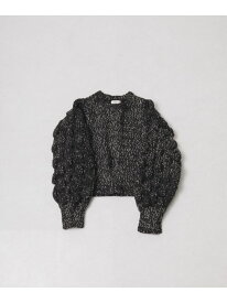 【SALE／60%OFF】lantern long sleeve knit LAATO ラート トップス ニット ブラック【RBA_E】【送料無料】[Rakuten Fashion]
