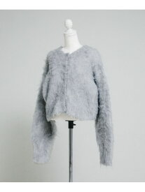 【SALE／50%OFF】mosamosa short cardigan LAATO ラート トップス カーディガン ブラウン イエロー【RBA_E】【送料無料】[Rakuten Fashion]