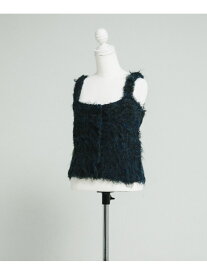 【SALE／50%OFF】mosamosa camisole LAATO ラート トップス ニット ネイビー【RBA_E】【送料無料】[Rakuten Fashion]