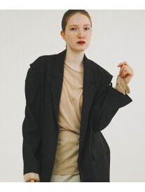 【SALE／50%OFF】piping velor sheer tee LAATO ラート トップス カットソー・Tシャツ グレー ブラウン【RBA_E】【送料無料】[Rakuten Fashion]