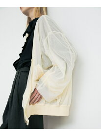 【SALE／50%OFF】organdy blouson LAATO ラート ジャケット・アウター ブルゾン・ジャンパー ホワイト【RBA_E】【送料無料】[Rakuten Fashion]