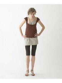 【SALE／55%OFF】half leggings LAATO ラート 靴下・レッグウェア レギンス・スパッツ ブラウン【RBA_E】【送料無料】[Rakuten Fashion]