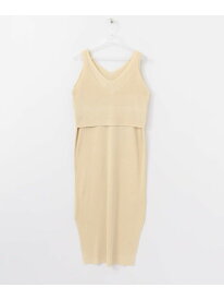 【SALE／73%OFF】LAYERED KNIT ONE-PIECE LAATO ラート ワンピース・ドレス ワンピース【RBA_E】【送料無料】[Rakuten Fashion]