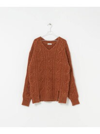 【SALE／60%OFF】big cable knit LAATO ラート トップス ニット【RBA_E】【送料無料】[Rakuten Fashion]