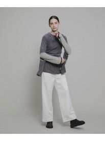 【SALE／50%OFF】easy stitch pants LAATO ラート パンツ その他のパンツ グリーン ホワイト【RBA_E】【送料無料】[Rakuten Fashion]