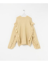 【SALE／60%OFF】frill frill knit LAATO ラート トップス ニット【RBA_E】【送料無料】[Rakuten Fashion]