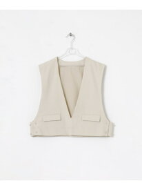 【SALE／50%OFF】layered vest LAATO ラート トップス ベスト・ジレ ホワイト【RBA_E】【送料無料】[Rakuten Fashion]