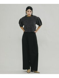 wrap wide tack pants LAATO ラート パンツ その他のパンツ ホワイト カーキグリーン【送料無料】[Rakuten Fashion]