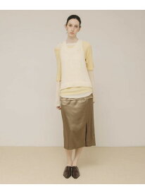 layered color tee LAATO ラート トップス カットソー・Tシャツ レッド イエロー グレー【送料無料】[Rakuten Fashion]