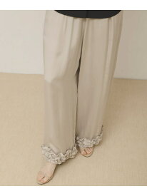 frill frill pants LAATO ラート パンツ その他のパンツ ブラック グレー【送料無料】[Rakuten Fashion]