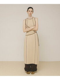 piping set one piece LAATO ラート ワンピース・ドレス ワンピース ネイビー カーキグリーン ベージュ【送料無料】[Rakuten Fashion]