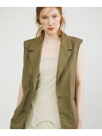 【SALE／20%OFF】no sleeve slit jacket LAATO ラート ジャケット・アウター その他のジャケット・アウター【RBA_E】【送料無料】[Rakuten Fashion]