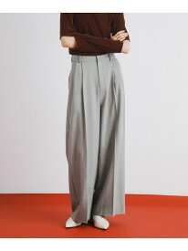 【SALE／50%OFF】straight wide tack pants LAATO ラート パンツ その他のパンツ グレー ネイビー【RBA_E】【送料無料】[Rakuten Fashion]