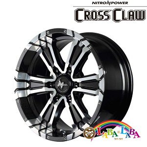 yԌ聚Gg[Ń|Cg5{zzC[ 17C` 17×6.5J +48 PCD139 6 MID NITRO POWER CROSS CLAW 4{Zbg (1765 +48 139-6H)