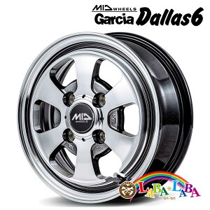 �z�C�[�� 12�C���` 12×4.0J +42 PCD100 4�� MID GARCIA Dallas6 4�{�Z�b�g (1240 +42 100-4H)